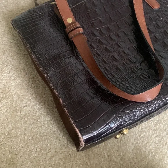 Brahmin Leopard Print Tote Bag - Picture 9 of 16